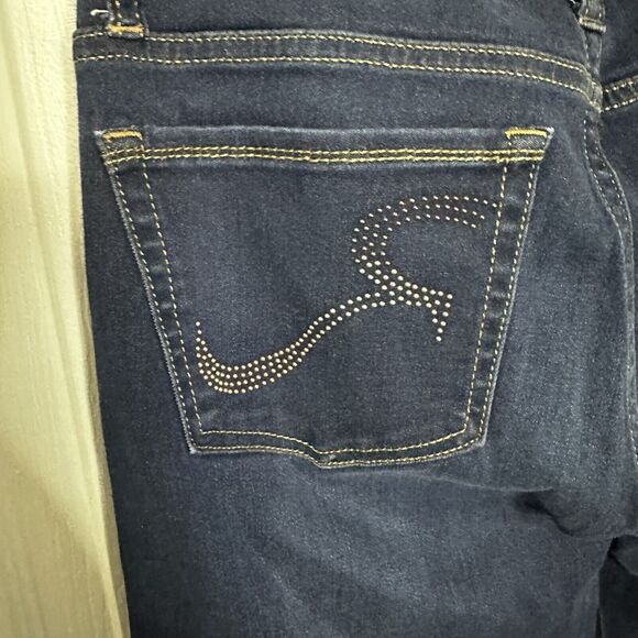 ROCK & REPUBLIC Berlin Jeans Dark Wash Pockets 30x29 Size 10 Skinny - Picture 7 of 12